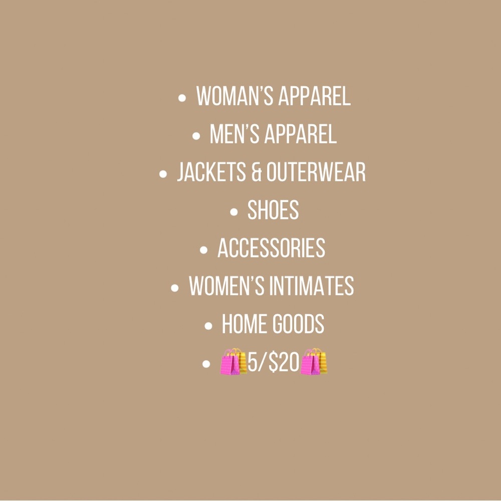 PLUS SIZE, SHOES, MENS, & MUCH MORE!